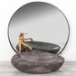 Aufsatzwaschbecken Roxy Stone Grey 49x31cm
