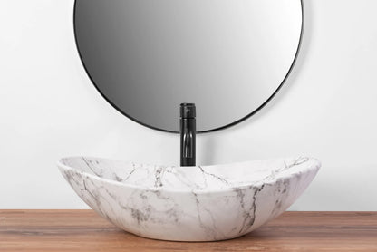 Aufsatzwaschbecken Royal Statuario Matt 60,5x36cm