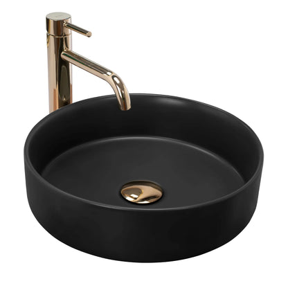 Aufsatzwaschbecken Sami Black Matt Ø 35cm