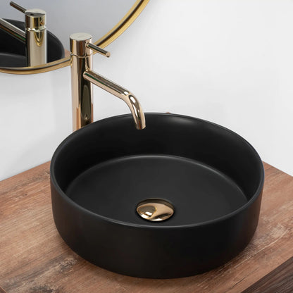 Aufsatzwaschbecken Sami Black Matt Ø 35cm