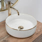 Aufsatzwaschbecken Sami White Gold Edge Ø 36cm