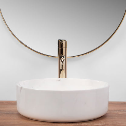 Aufsatzwaschbecken Sami Marble Poliert Ø 36,5cm