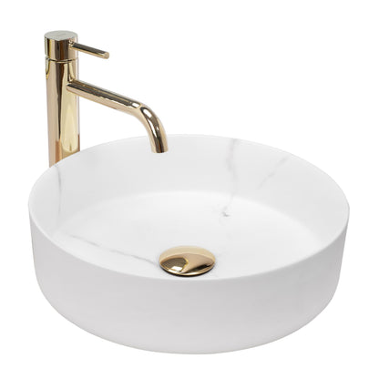 Aufsatzwaschbecken Sami Marble Matt Ø 36,5cm