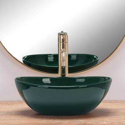 Aufsatzwaschbecken Sofia Mini Grün 35,5x27cm