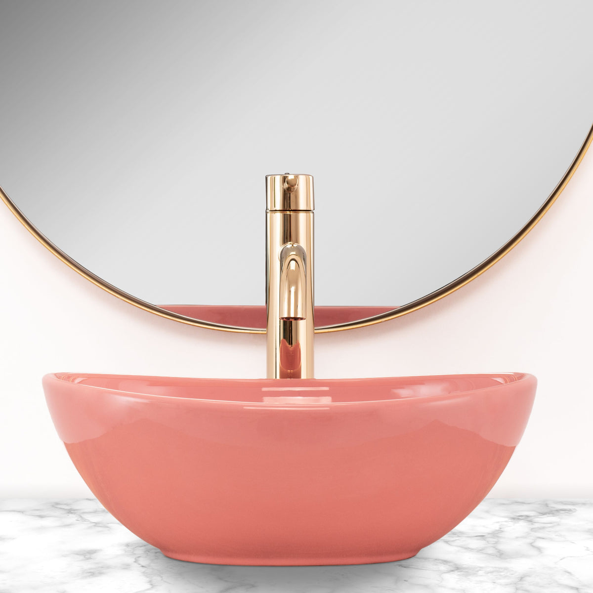 Aufsatzwaschbecken Sofia Mini Pink 35,5x27cm
