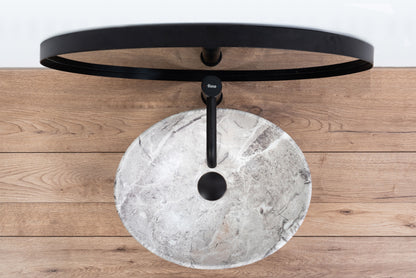 Aufsatzwaschbecken Sofia Naturstein 41x34,5cm