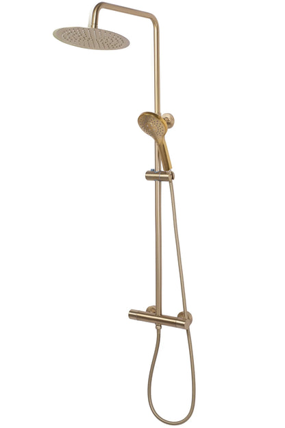 Dusche Vincent Gold Matt (Duscharmatur mit Thermostat)